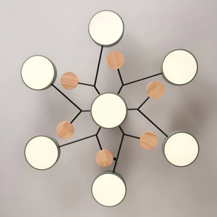 VierraSol | Luz de Techo LED Escandinava | Diseño de Luz Moderna en Ramas