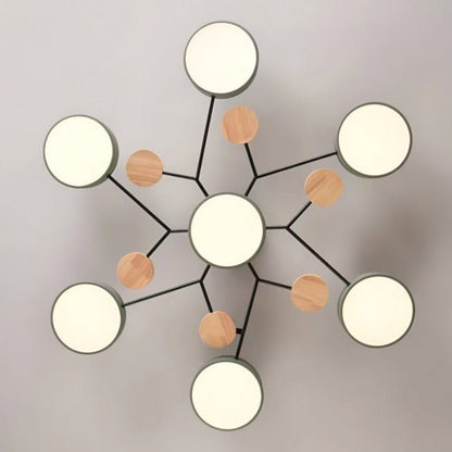 VierraSol | Luz de Techo LED Escandinava | Diseño de Luz Moderna en Ramas