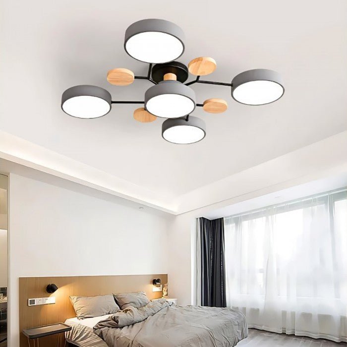 VierraSol | Luz de Techo LED Escandinava | Diseño de Luz Moderna en Ramas
