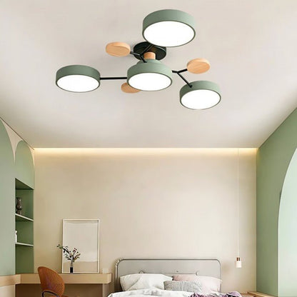 VierraSol | Luz de Techo LED Escandinava | Diseño de Luz Moderna en Ramas