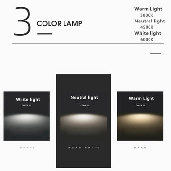 VierraSol | Luz de Techo LED | LED Integrado con Selección de Temperatura de Color