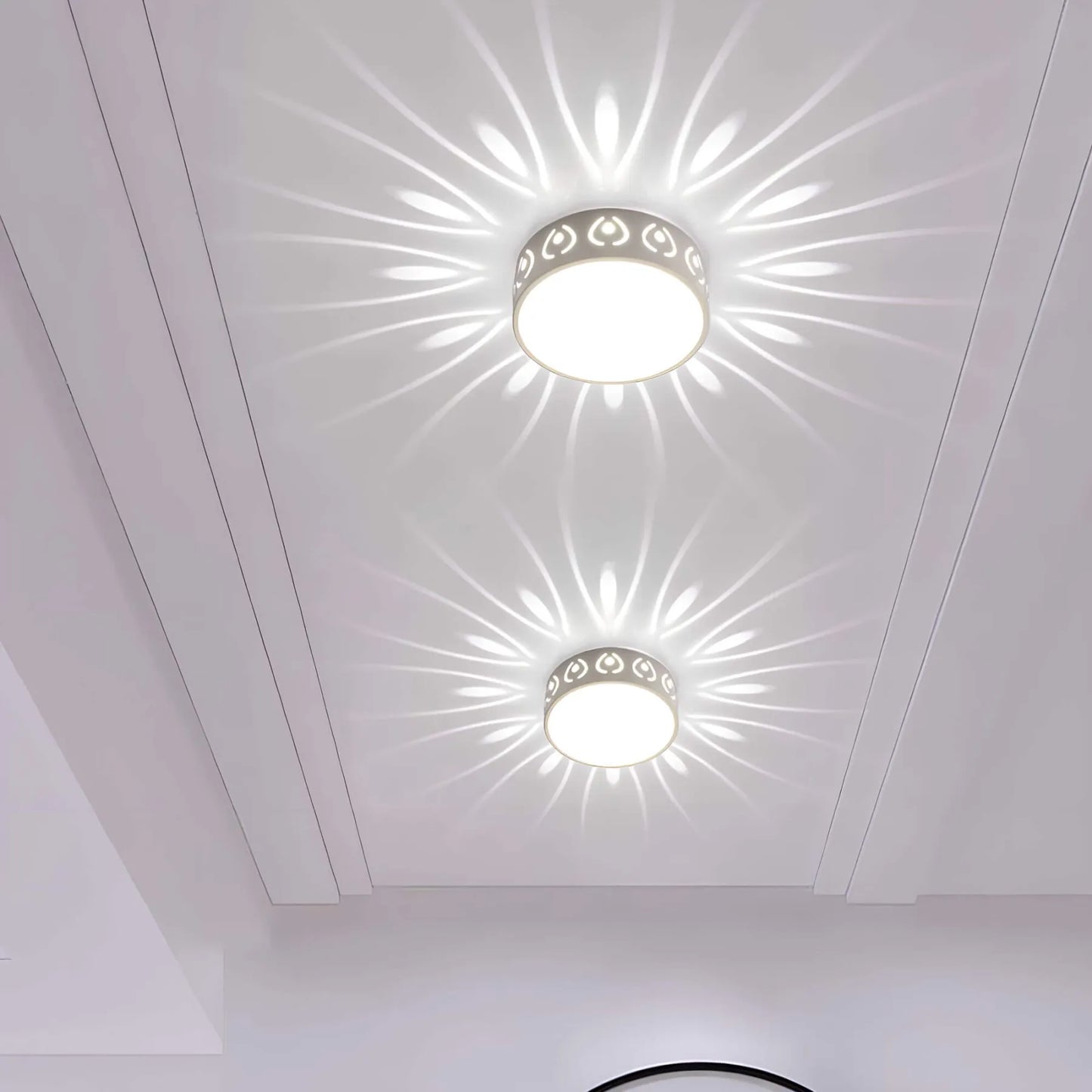 VierraSol | Luz de Techo LED - para Entrada, Pasillo y Balcón