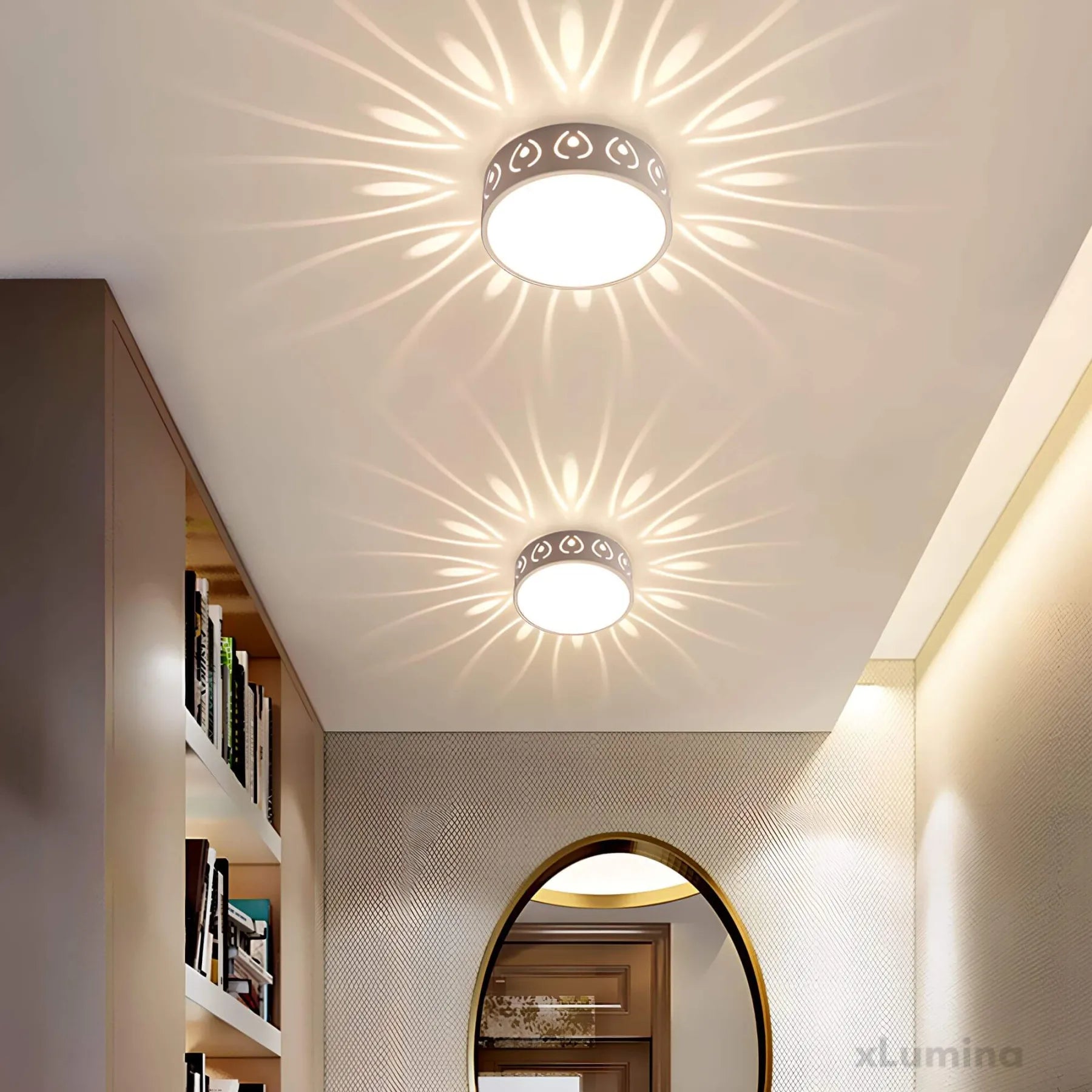 VierraSol | Luz de Techo LED - para Entrada, Pasillo y Balcón