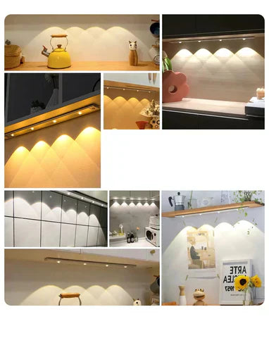 VierraSol | Luz LED Inalámbrica con Sensor de Movimiento | Recargable, Regulable y 3 Colores
