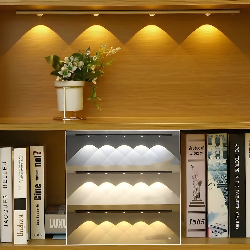 VierraSol | Luz LED Inalámbrica con Sensor de Movimiento | Recargable, Regulable y 3 Colores