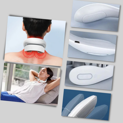 VierraSol | Masajeador Eléctrico para Cuello con 4 Cabezas y Calor