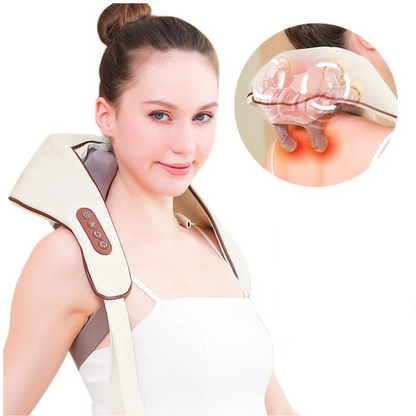 VierraSol | Masajeador Eléctrico para Cuello y Espalda - Solución de Masaje Integral