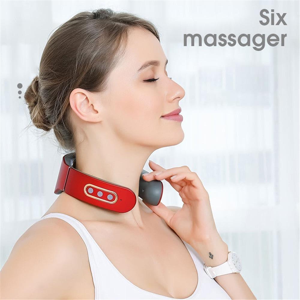 VierraSol | Masajeador Inteligente 4D para Cuello y Hombros con Calor para Alivio del Cuello y Hombros
