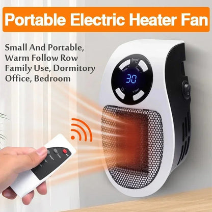 VierraSol | Mini Calefactor Portátil con Pantalla LED y Control de Temperatura Inteligente