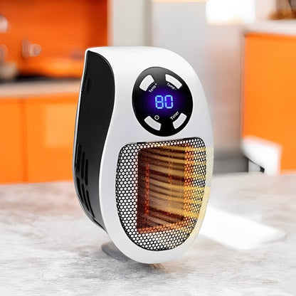 VierraSol | Mini Calefactor Portátil con Pantalla LED y Control de Temperatura Inteligente