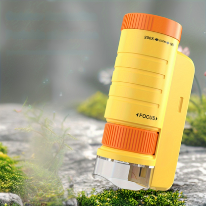 VierraSol | Mini Microscopio con Luz LED para Niños