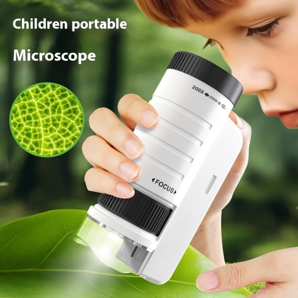VierraSol | Mini Microscopio con Luz LED para Niños