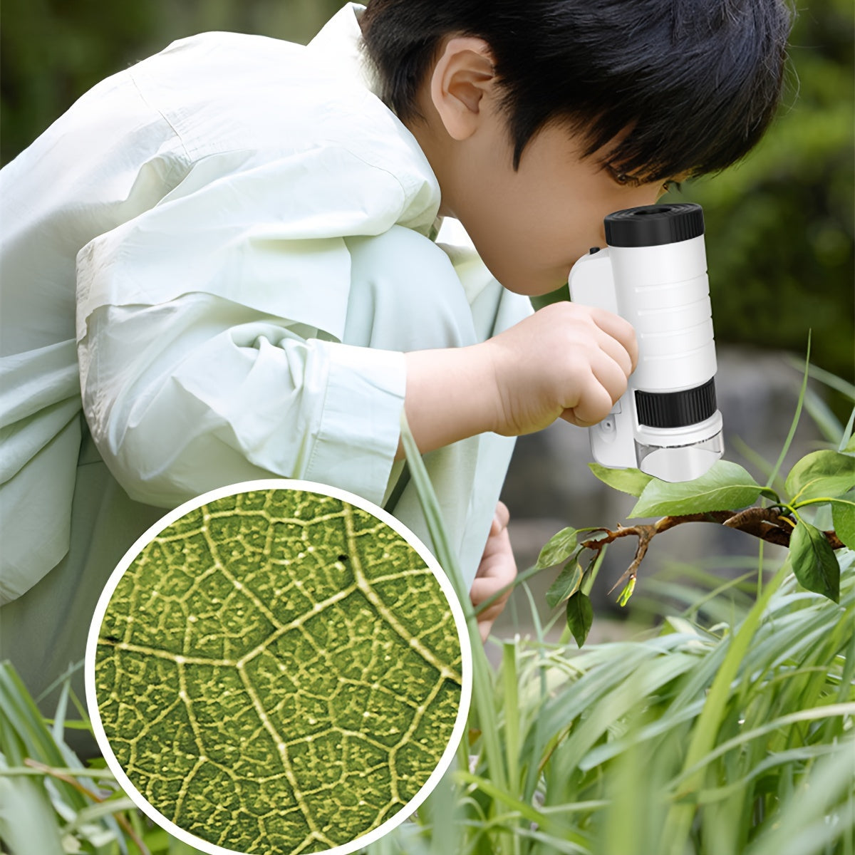 VierraSol | Mini Microscopio con Luz LED para Niños