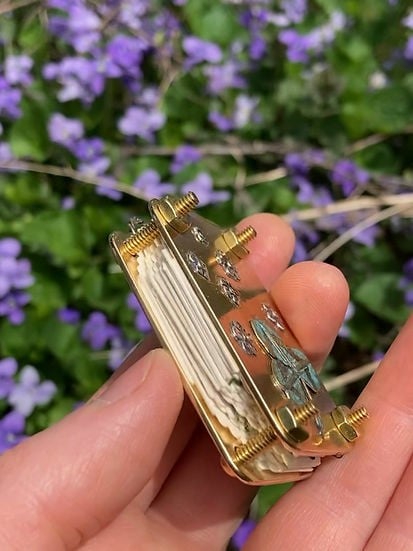 VierraSol | Mini Prensa de Flores | Creador de Recuerdos Botánicos Compacto | Herramienta de Manualidades Portátil