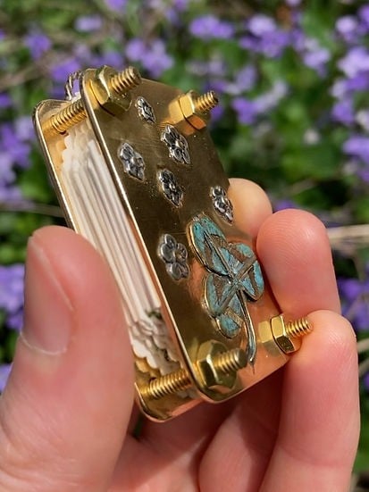 VierraSol | Mini Prensa de Flores | Creador de Recuerdos Botánicos Compacto | Herramienta de Manualidades Portátil