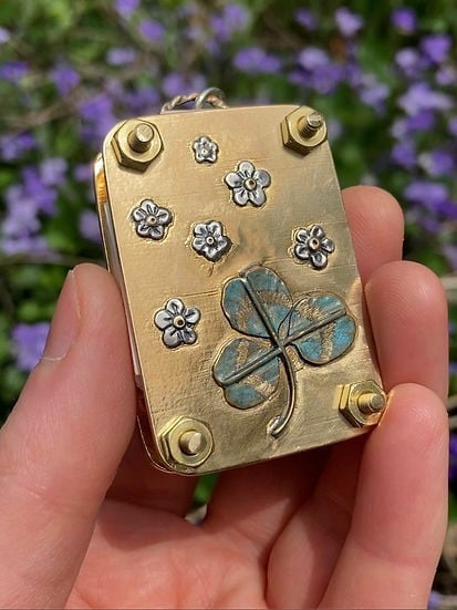 VierraSol | Mini Prensa de Flores | Creador de Recuerdos Botánicos Compacto | Herramienta de Manualidades Portátil