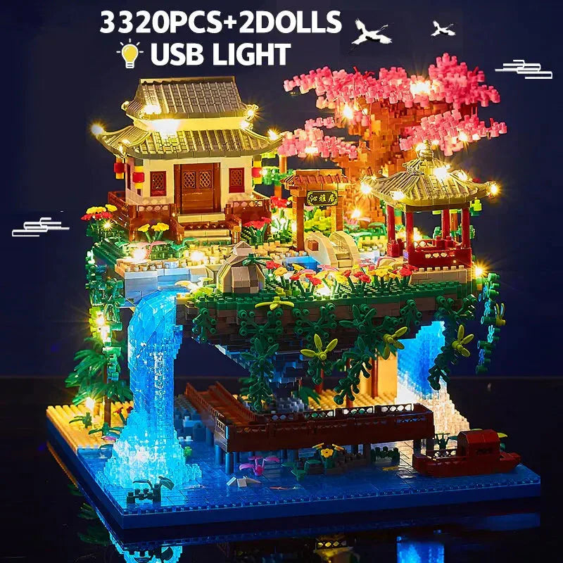 VierraSol | Mini Set de Construcción de 3320 Piezas con Luces de Cascada