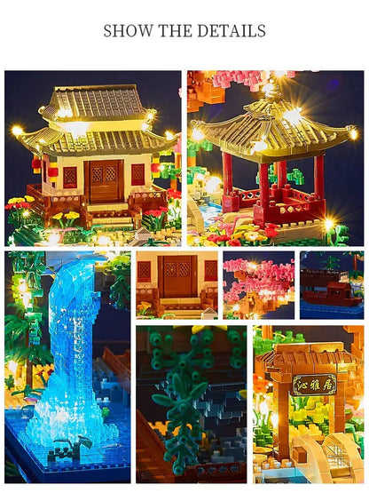 VierraSol | Mini Set de Construcción de 3320 Piezas con Luces de Cascada