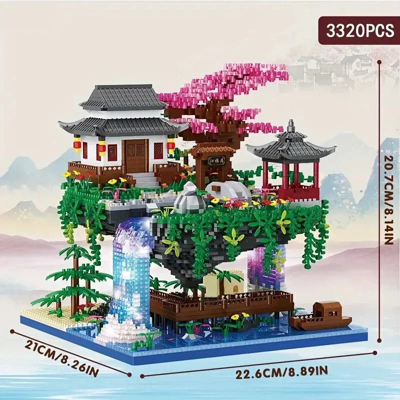 VierraSol | Mini Set de Construcción de 3320 Piezas con Luces de Cascada