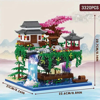 VierraSol | Mini Set de Construcción de 3320 Piezas con Luces de Cascada