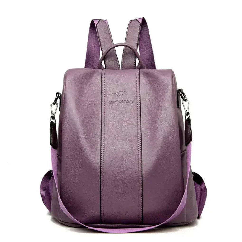 VierraSol | Mochila Antirrobo para Mujeres - Bolsa Convertible de Cuero Sintético