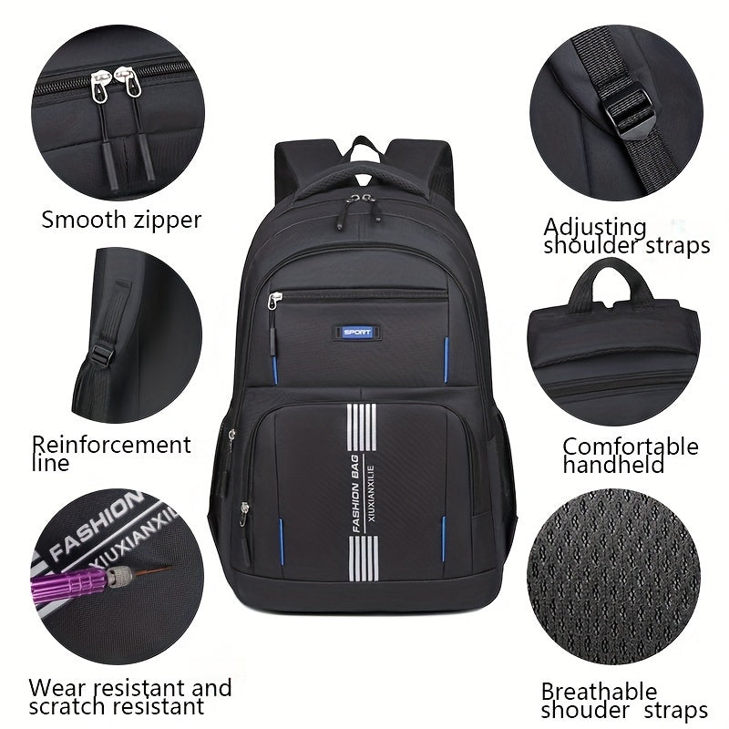 VierraSol | Mochila Casual para Hombre con Correas | Espaciosa