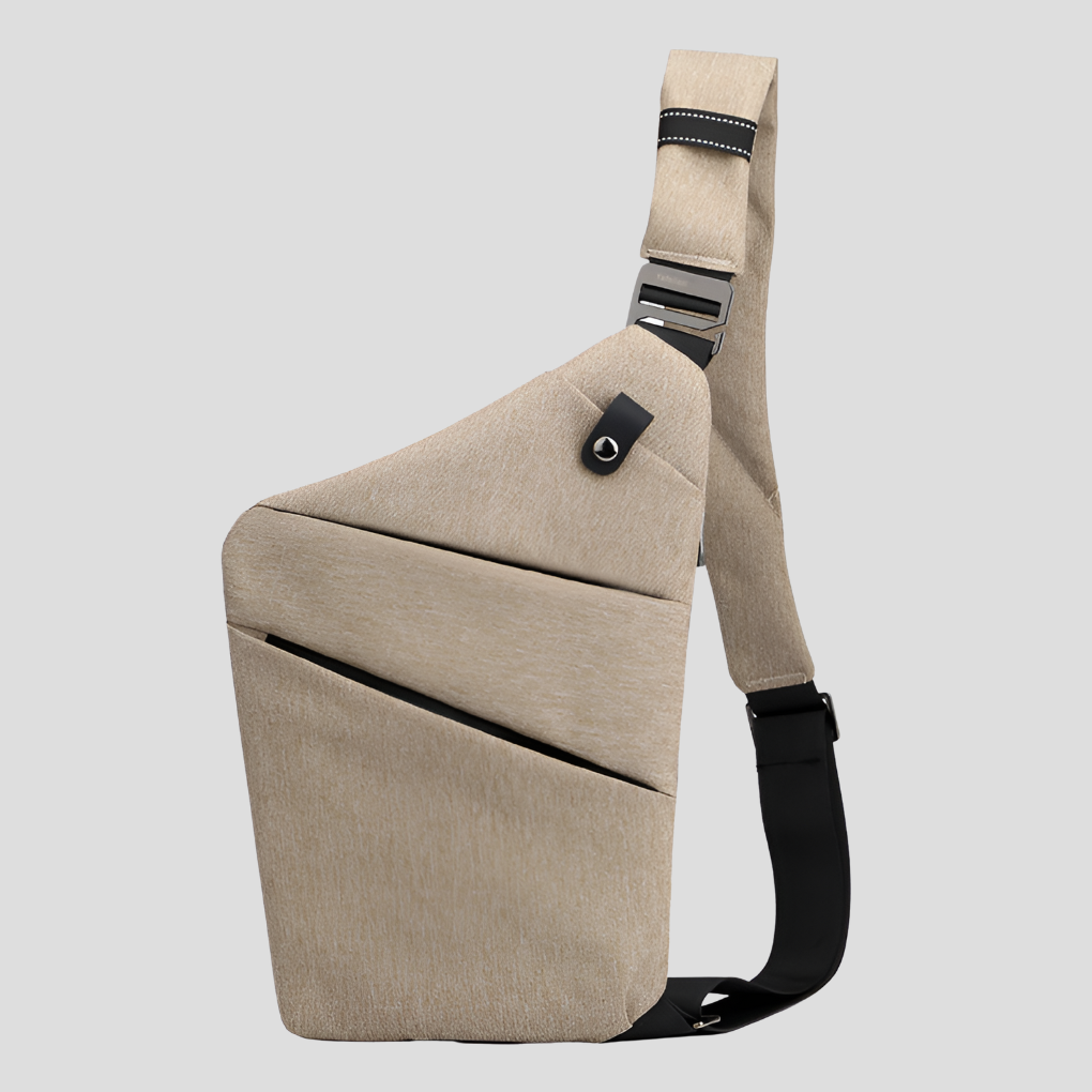 VierraSol | Mochila Cruzada Antirrobo para Hombre con Bolsillos Ocultos