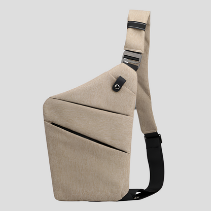 VierraSol | Mochila Cruzada Antirrobo para Hombre con Bolsillos Ocultos