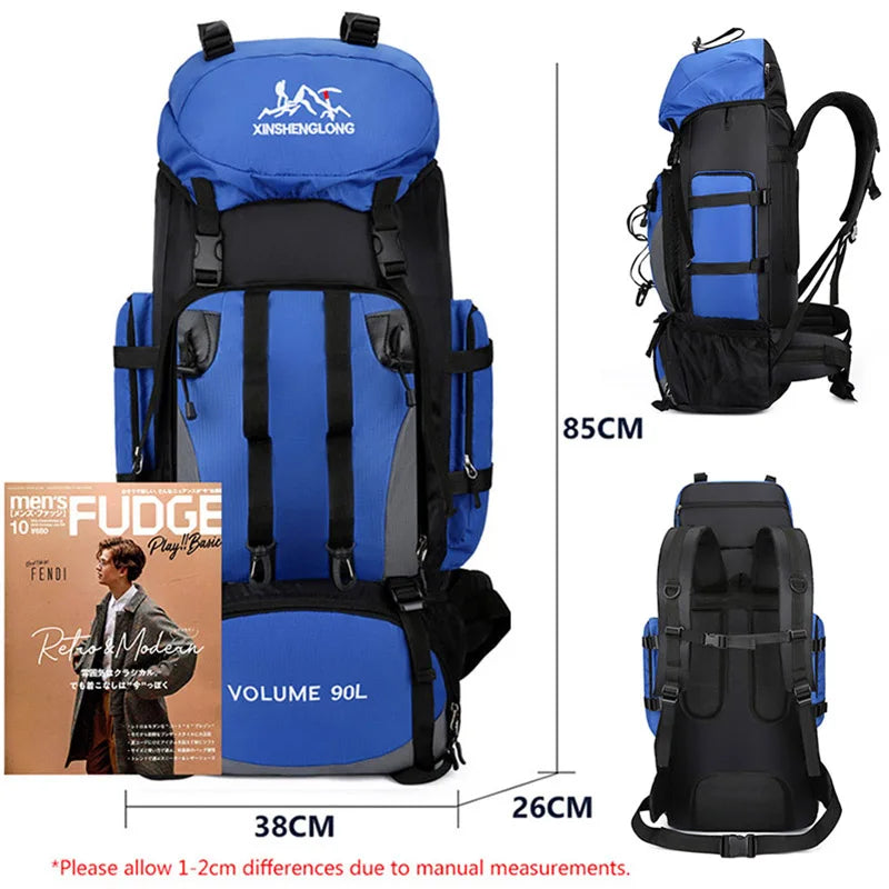 VierraSol | Mochila de Camping y Senderismo para Hombre de 90L