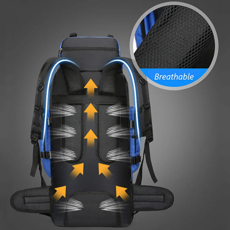 VierraSol | Mochila de Camping y Senderismo para Hombre de 90L