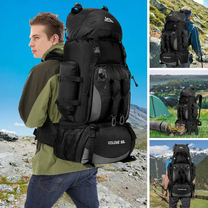 VierraSol | Mochila de Camping y Senderismo para Hombre de 90L