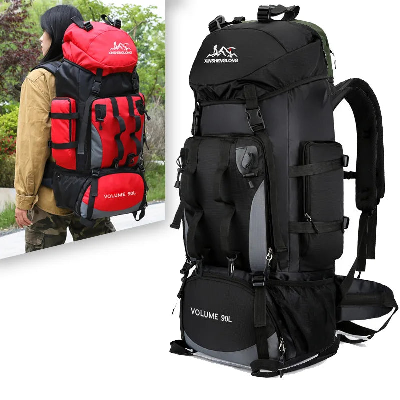 VierraSol | Mochila de Camping y Senderismo para Hombre de 90L
