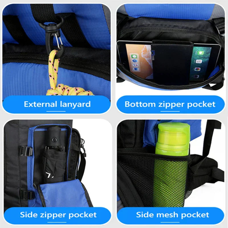 VierraSol | Mochila de Camping y Senderismo para Hombre de 90L