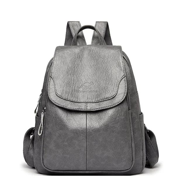 VierraSol | Mochila de Cuero para Mujeres con Diseño de Solapa