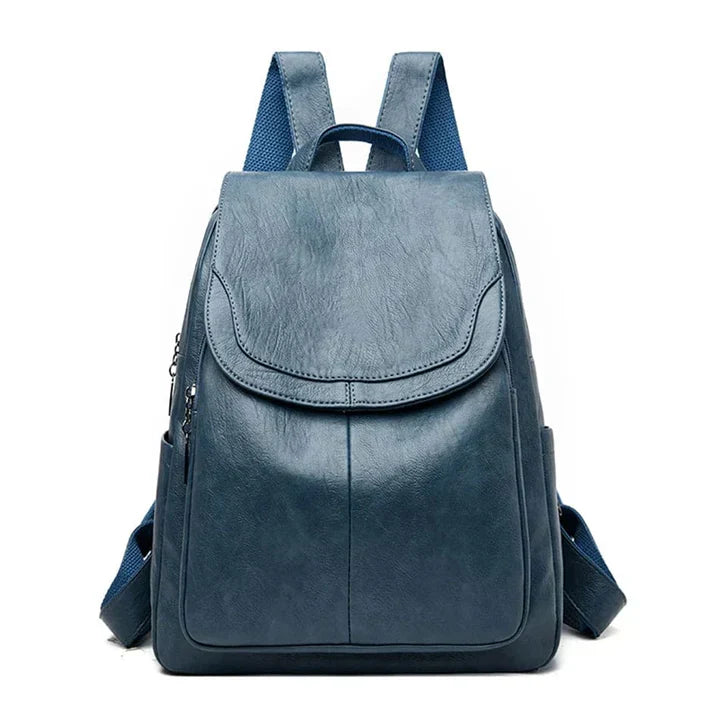 VierraSol | Mochila de Cuero para Mujeres con Diseño de Solapa