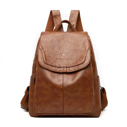 VierraSol | Mochila de Cuero para Mujeres con Diseño Estructurado