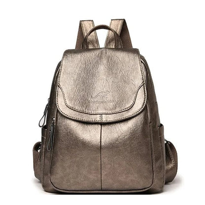 VierraSol | Mochila de Cuero para Mujeres con Diseño Estructurado