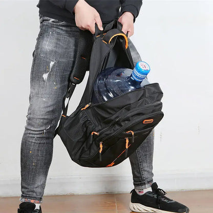 VierraSol | Mochila de Hombre Resistente al Agua con Múltiples Bolsillos