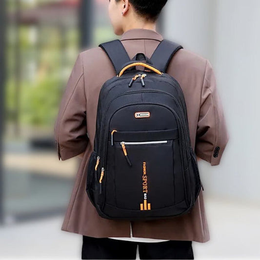 VierraSol | Mochila de Hombre Resistente al Agua con Múltiples Bolsillos