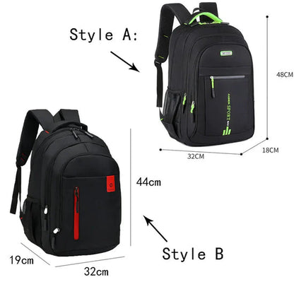 VierraSol | Mochila de Hombre Resistente al Agua con Múltiples Bolsillos