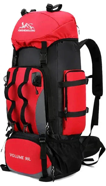 VierraSol | Mochila de Senderismo Impermeable con Gran Capacidad 90L