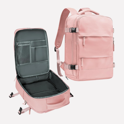 VierraSol | Mochila de Viaje con Compartimento para Portátil y Sección para Zapatos