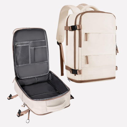 VierraSol | Mochila de Viaje con Compartimento para Portátil y Sección para Zapatos