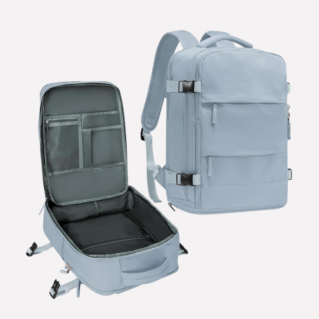 VierraSol | Mochila de Viaje con Compartimento para Portátil y Sección para Zapatos