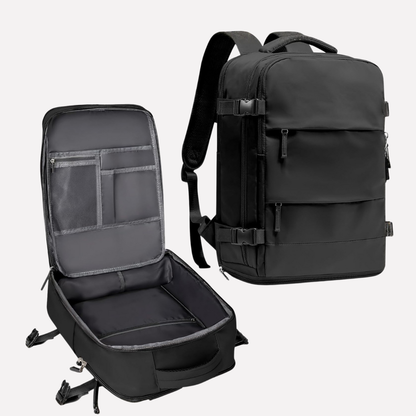 VierraSol | Mochila de Viaje con Compartimento para Portátil y Sección para Zapatos