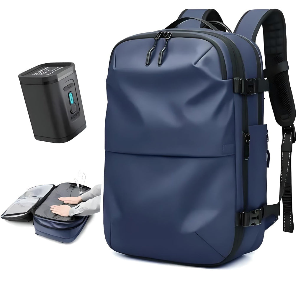 VierraSol | Mochila de Viaje con Compresión - Ligera y Expandible