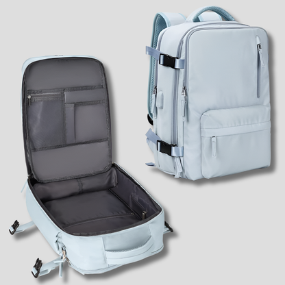 VierraSol | Mochila de Viaje - Equipaje de Mano Expandible con Organizador