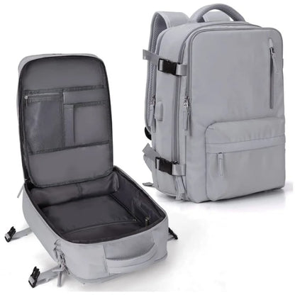 VierraSol | Mochila de Viaje Grande para Mujeres – Mochila de Senderismo Impermeable | Antirrobo
