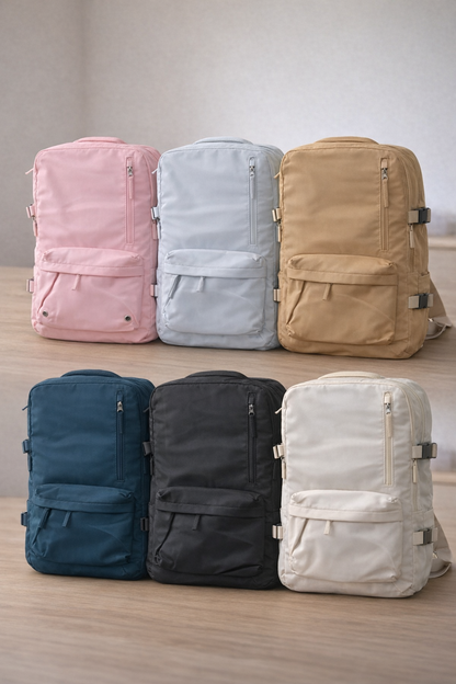 VierraSol | Mochila de Viaje Grande para Mujeres – Mochila de Senderismo Impermeable | Antirrobo