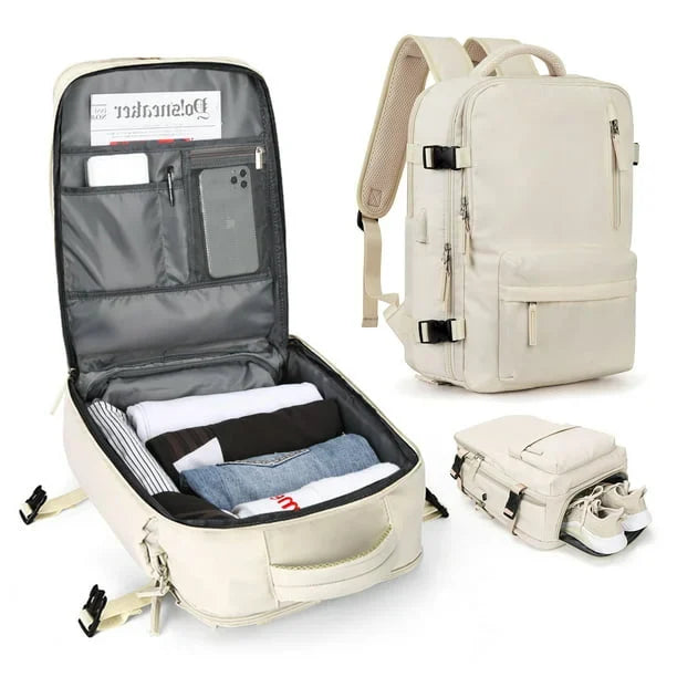 VierraSol | Mochila de Viaje Impermeable para Mujeres